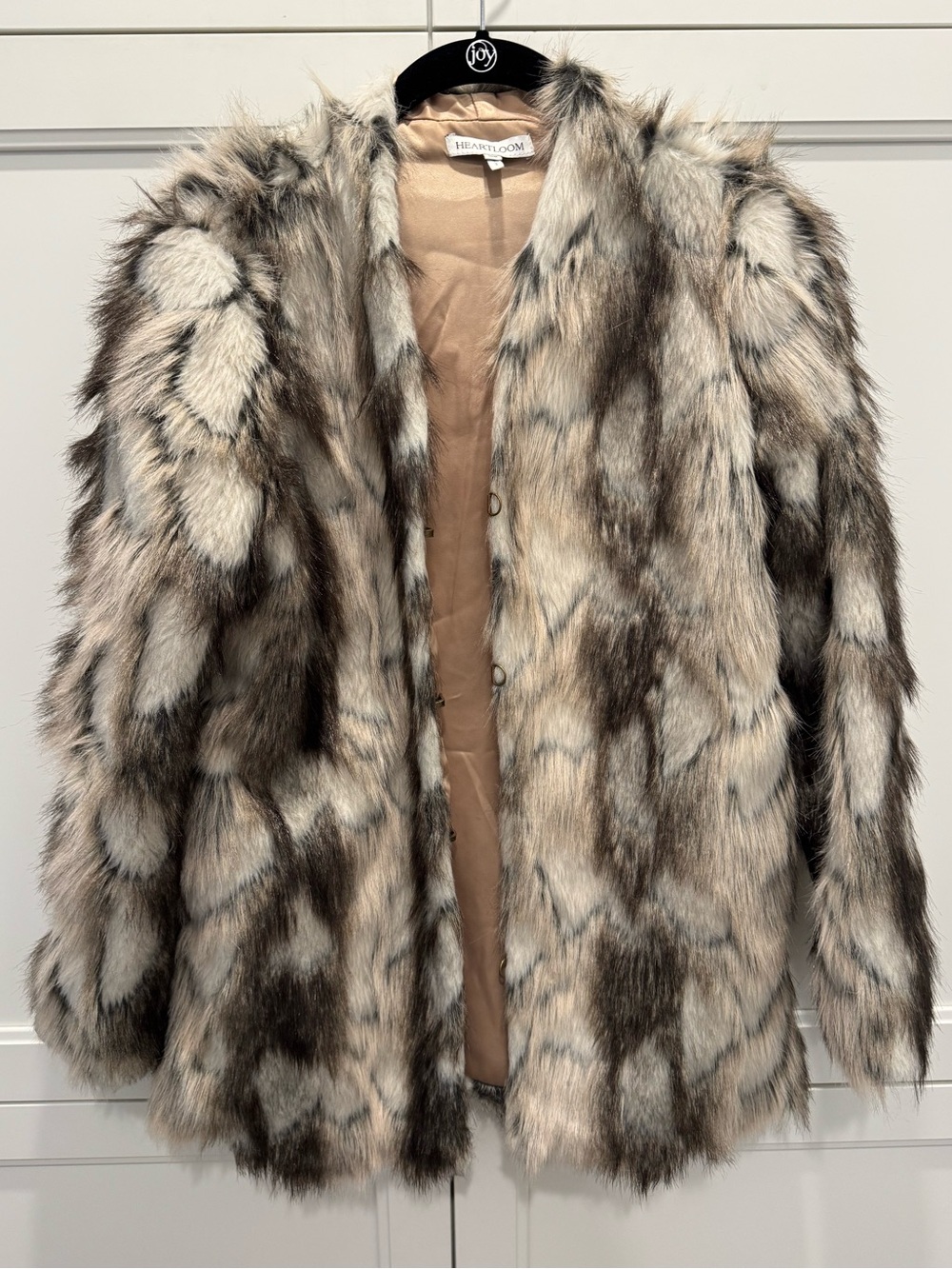 Heartloom Tess Faux Fur Coat NWOT - Picture 2 of 5